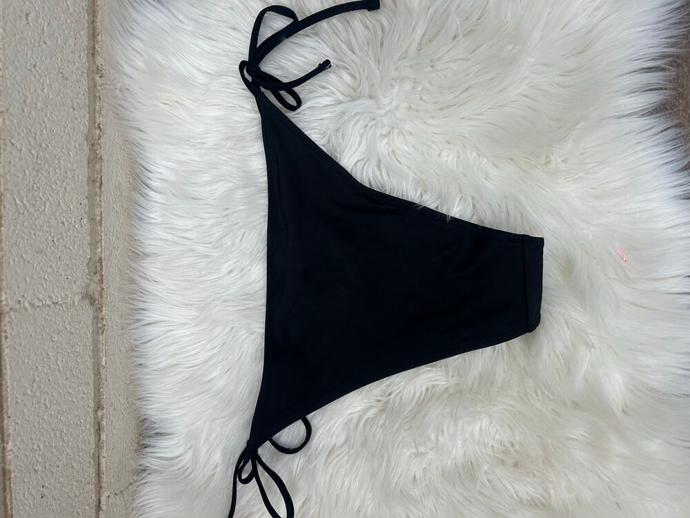 Aerie Black Bikini Bottoms size L NWT